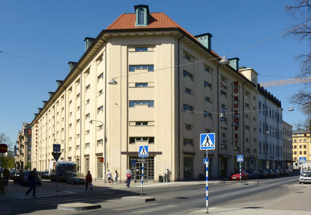 SBSC:s fasad Rosenlundsgatan 40